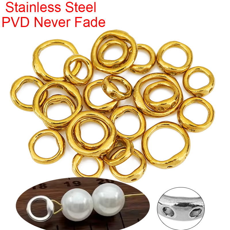 Jewelry Making Thread - Fermoirs de collier en acier inoxydable,