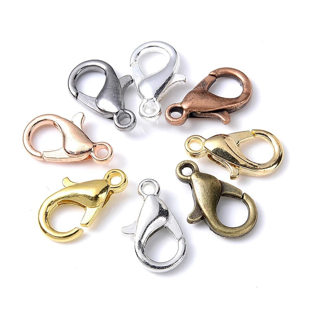 Jewelry Making Class - 100 pièces de fermoirs mousquetons en