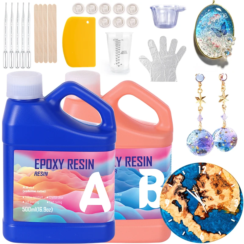 Jewelry Making Uv Resin Kit - Kit de résine époxy facile à