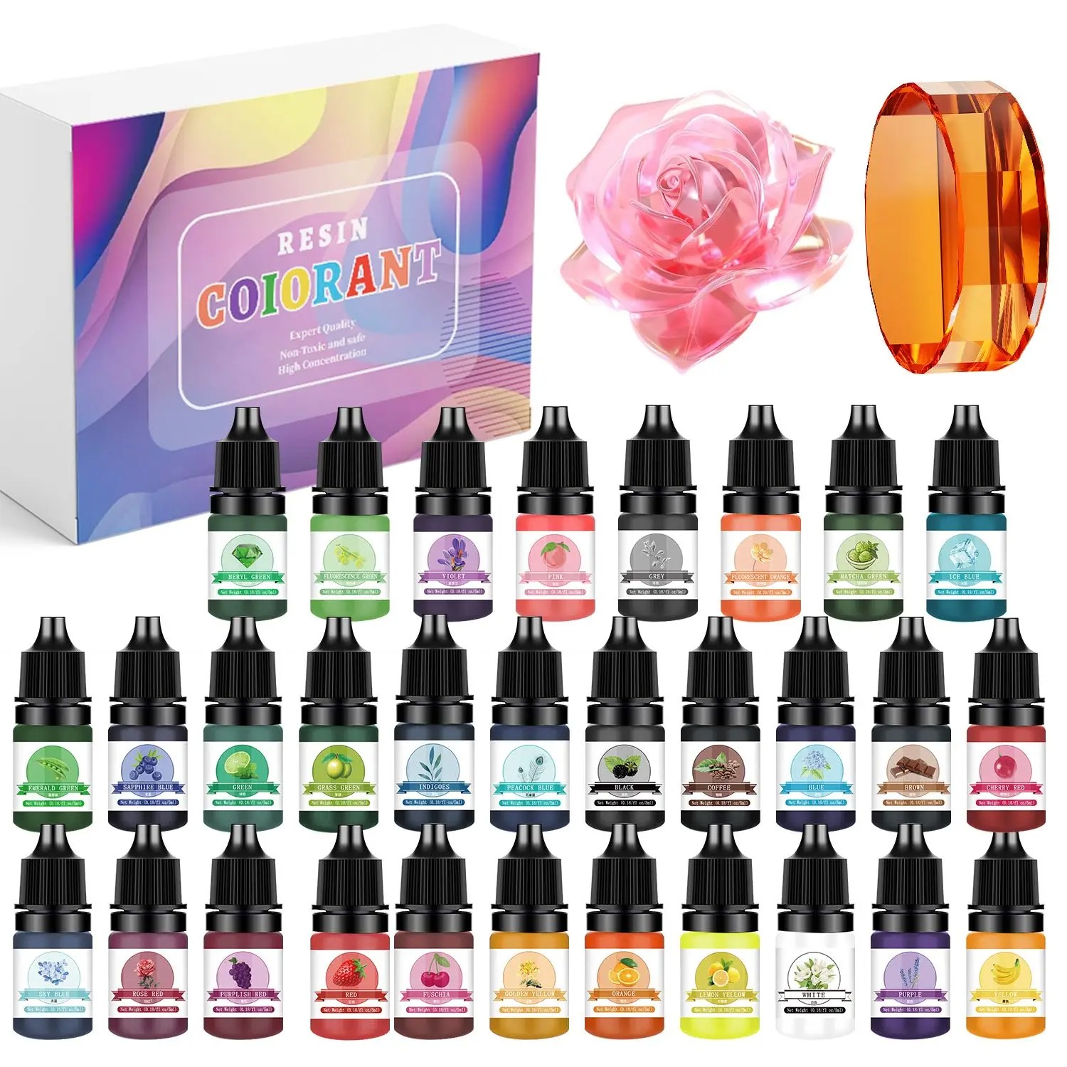 Jewelry Making Uv Resin Kit - Kits de pigments de résine époxy,