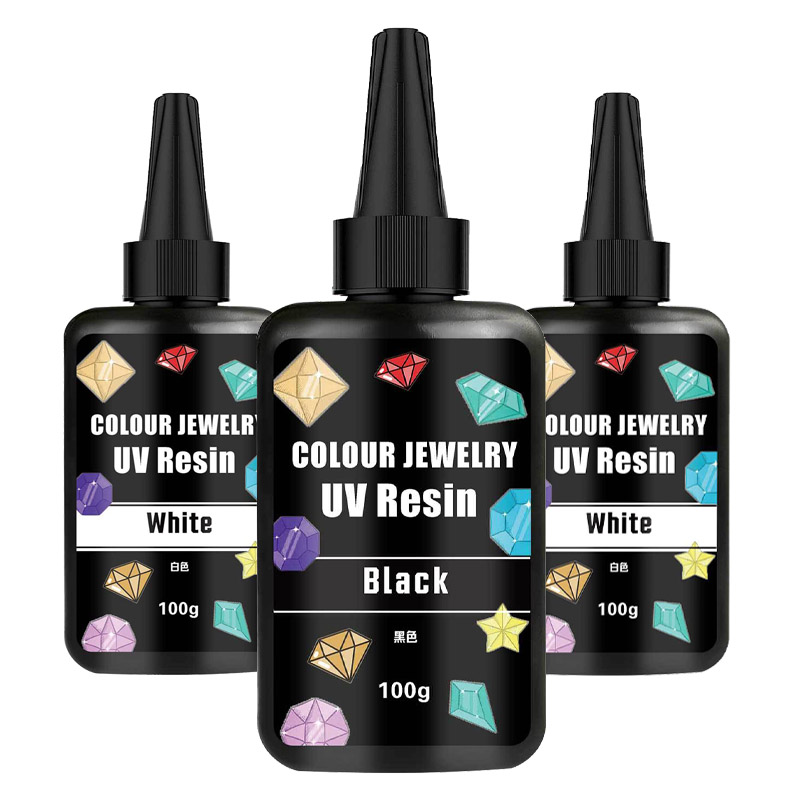 Jewelry Making Uv Resin Kit - Résine UV colorée 100g résine UV
