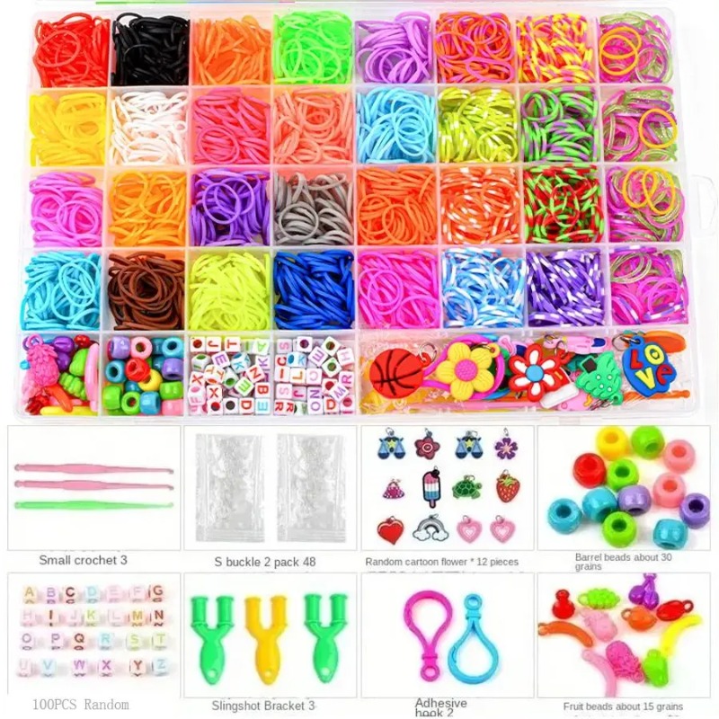 Jewelry Making Diy Kit - 4300+ pièces, assortiment de 32 couleurs