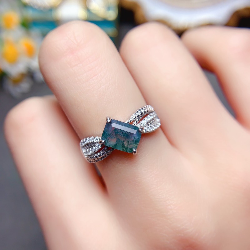 Jewelry Making University - Luxyimagic-Bague en pierre naturelle pour femme,