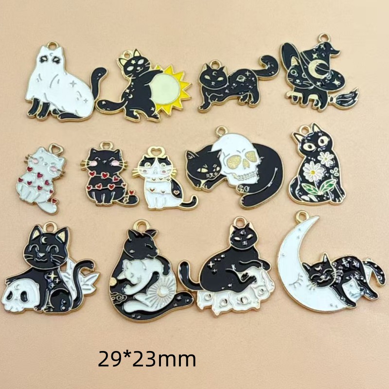 Jewelry Making - 10 Breloques Originales en Alliage Émaillé
