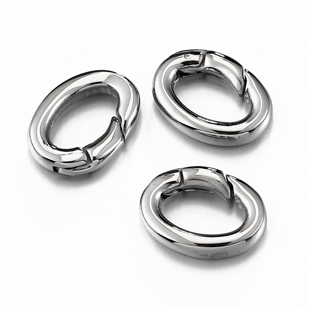 Jewelry Making Hoops - Fermoir mousqueton à ressort en acier