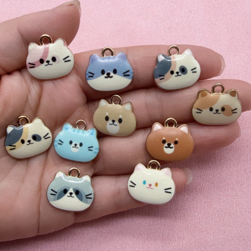 Jewelry Making - 12 pendentifs en alliage tête de