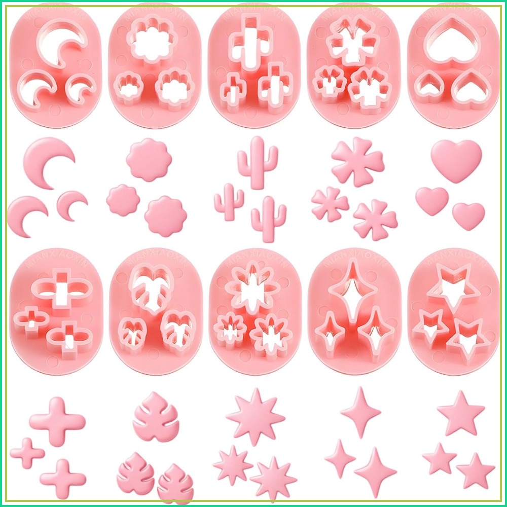 Jewelry Making In Clay - 10 pièces de découpoirs en argile