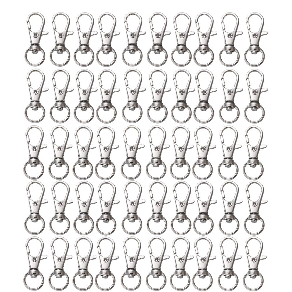 25-200 pièces Mousquetons pivo - Jewelry Making Hoops avis et prix