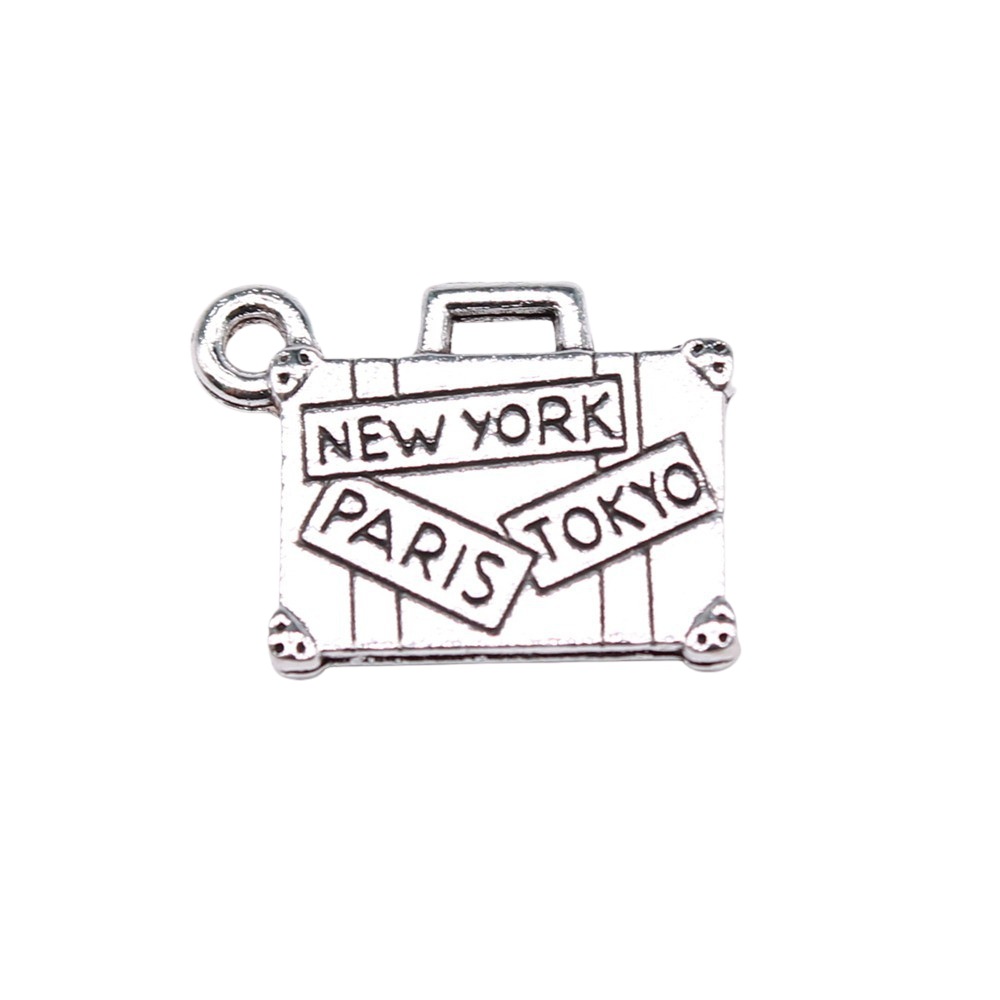 Charme de valise en métal, pen - Jewelry Making Tokyo avis et prix
