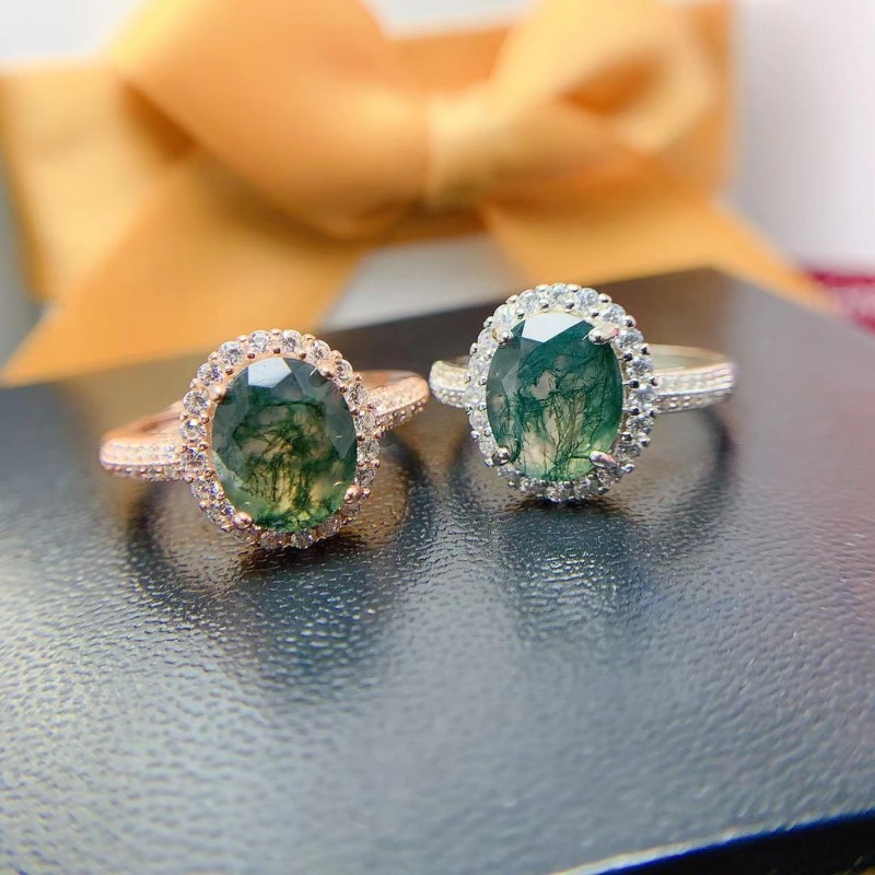 Bague en agate mousse naturell - Jewelry Making University avis et prix