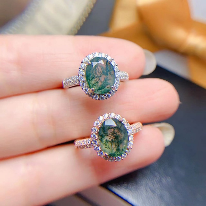 Bague en agate mousse naturell - Jewelry Making University avis et prix