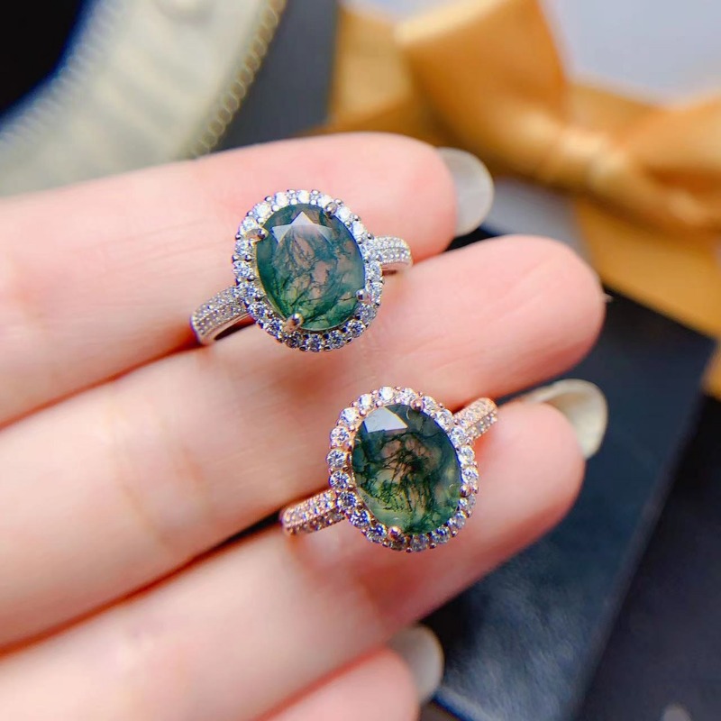 Bague en agate mousse naturell - Jewelry Making University avis et prix
