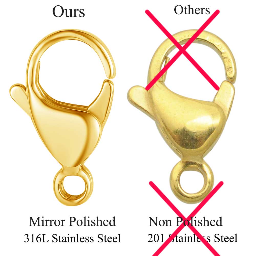 Fermoirs mousquetons en acier  - Jewelry Making Metals avis et prix