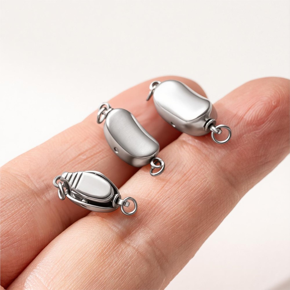 2 attaches à pression en acier - Jewelry Making Metals avis et prix