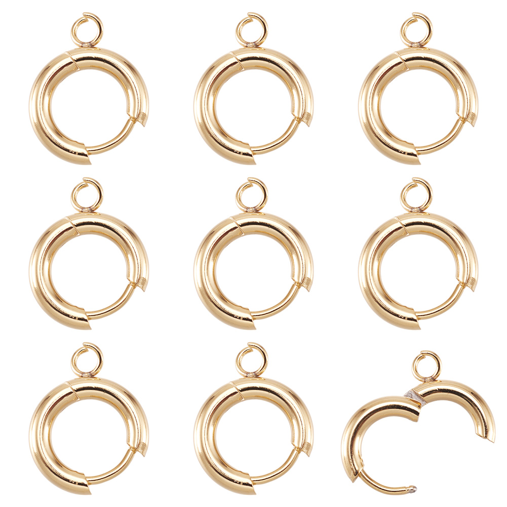 10 crochets d'oreille ronds en - Jewelry Making Loops avis et prix