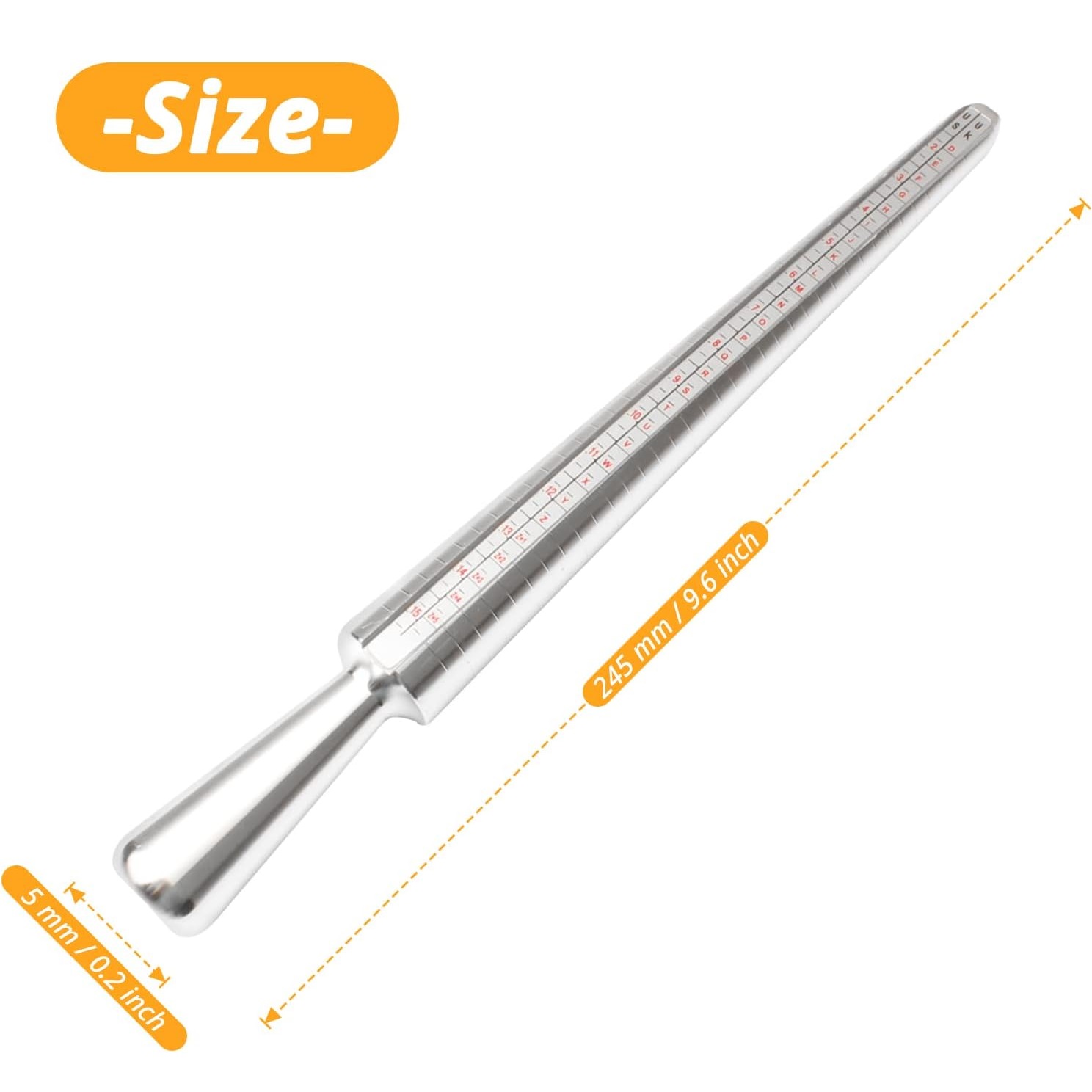 Mandrin de mesure de bagues en - Jewelry Making Uk avis et prix