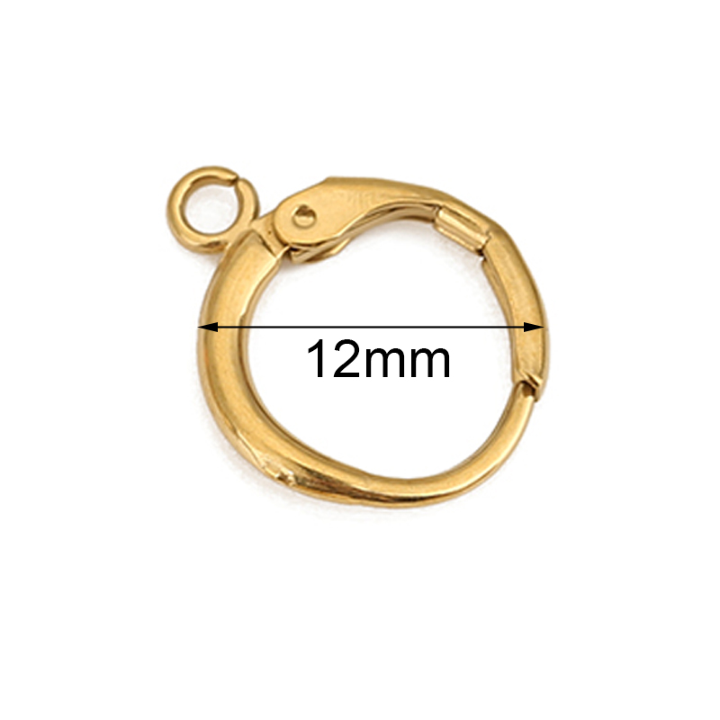 Boucles d'oreilles en acier in - Jewelry Making Loops avis et prix
