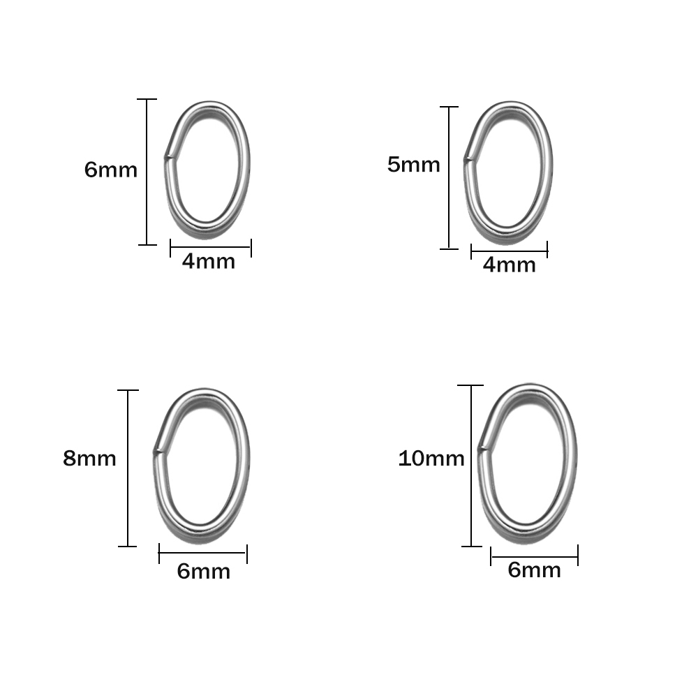 Anneaux de saut ouverts ovales - Jewelry Making Loops avis et prix