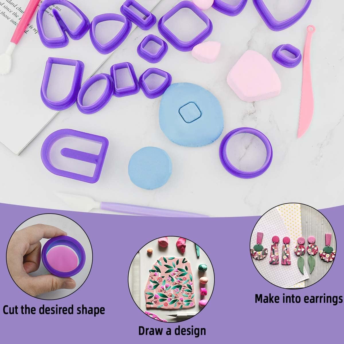 Kit de fabrication de boucles  - Jewelry Making In Clay avis et prix