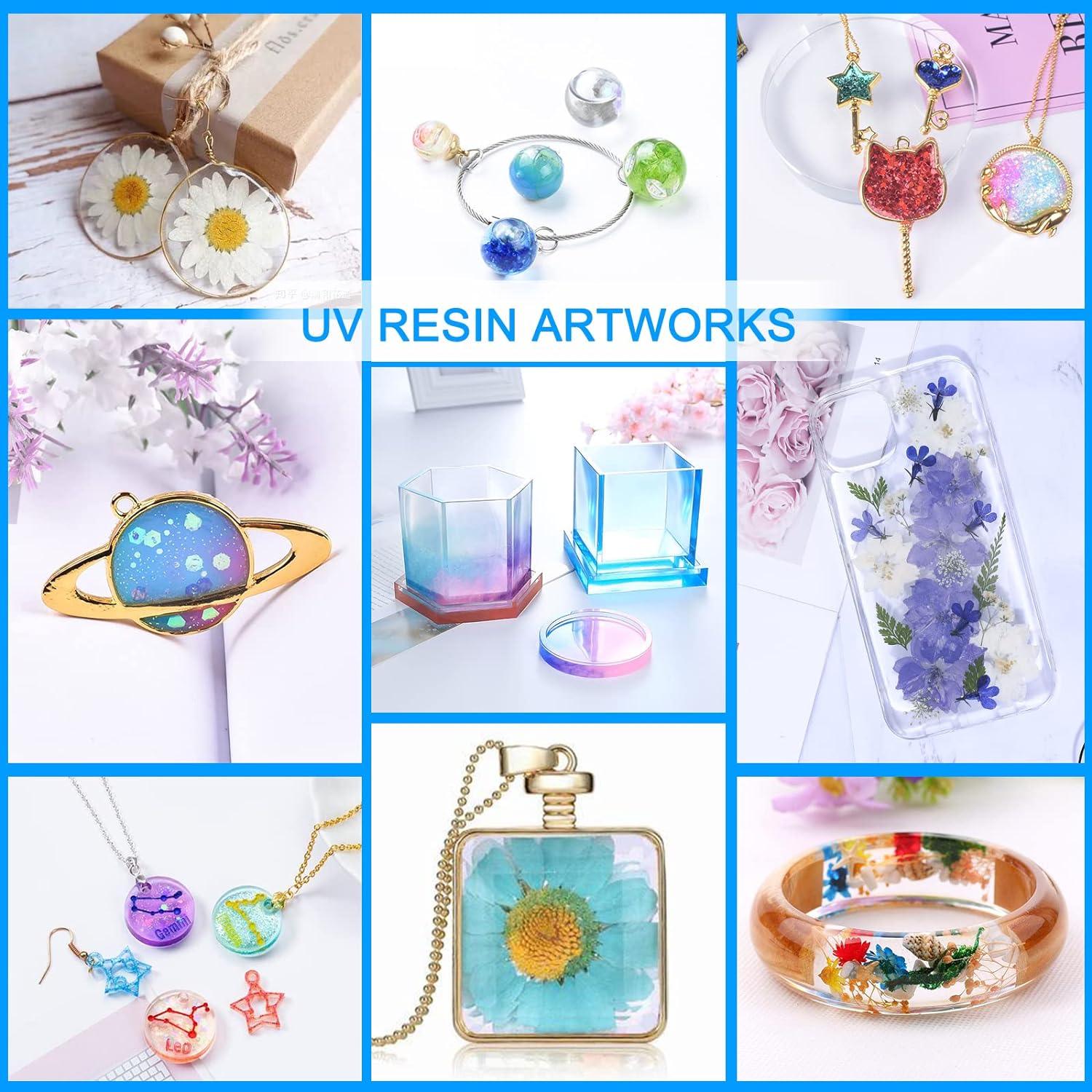 Résine UV transparente dure 25 - Jewelry Making Uv Resin Kit avis et prix