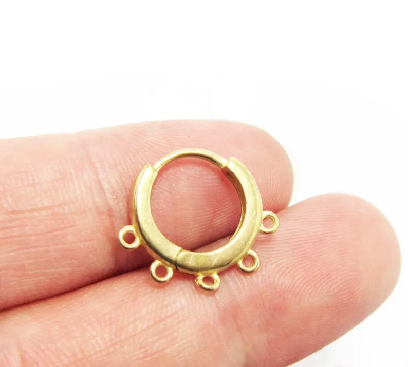 10 pièces de cerceaux d'oreill - Jewelry Making Loops avis et prix