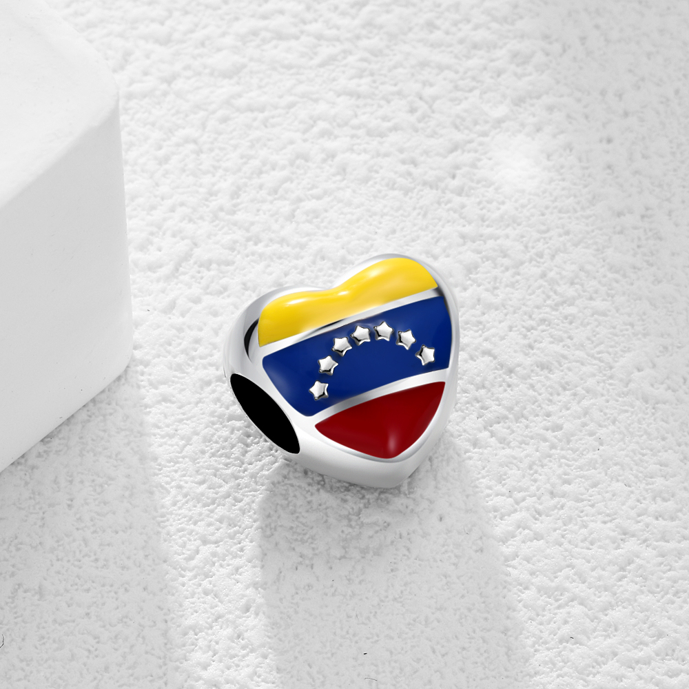 31 pays drapeau coeur breloque - Jewelry Making Uk avis et prix