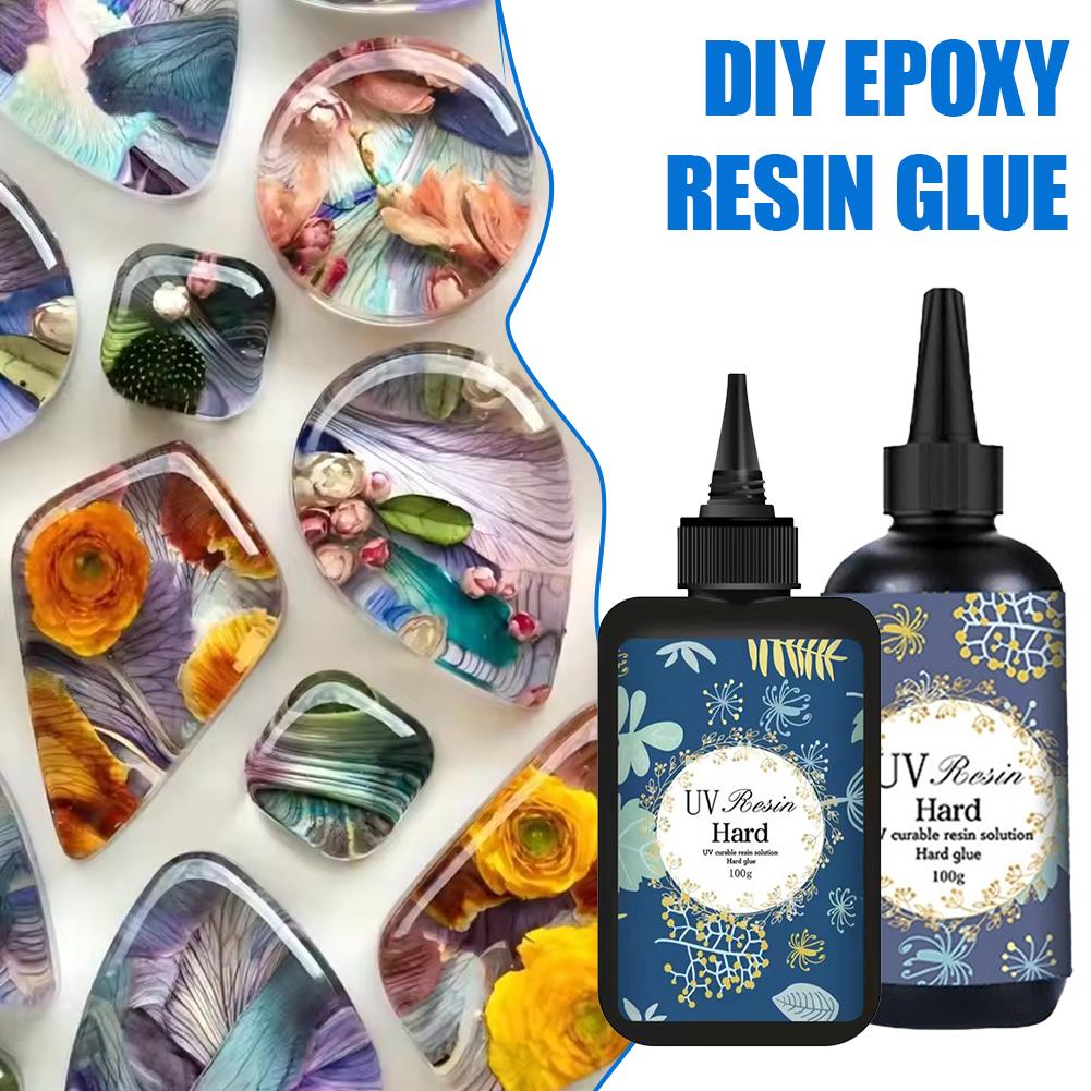 1/2 pièces de résine UV transp - Jewelry Making Uv Resin Kit avis et prix