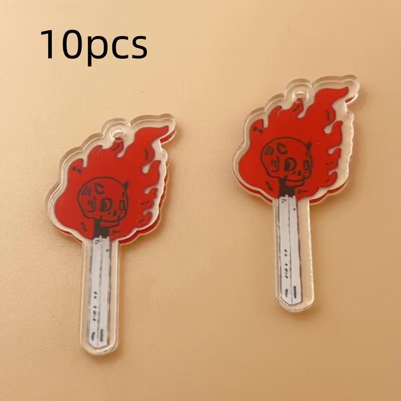 Pendentif tête de mort en acry - Jewelry Making avis et prix