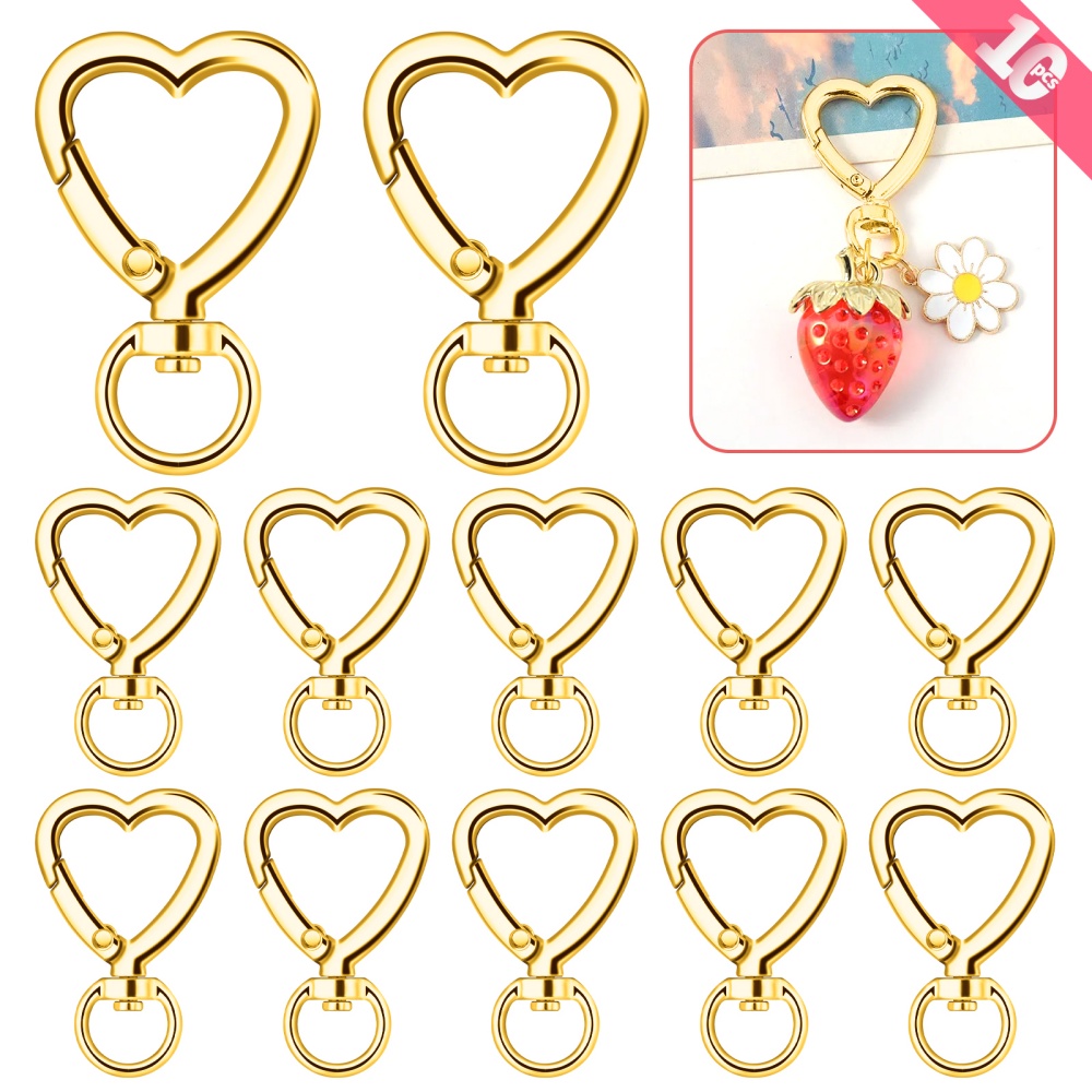 10 pièces Mousquetons en métal - Jewelry Making Hoops avis et prix