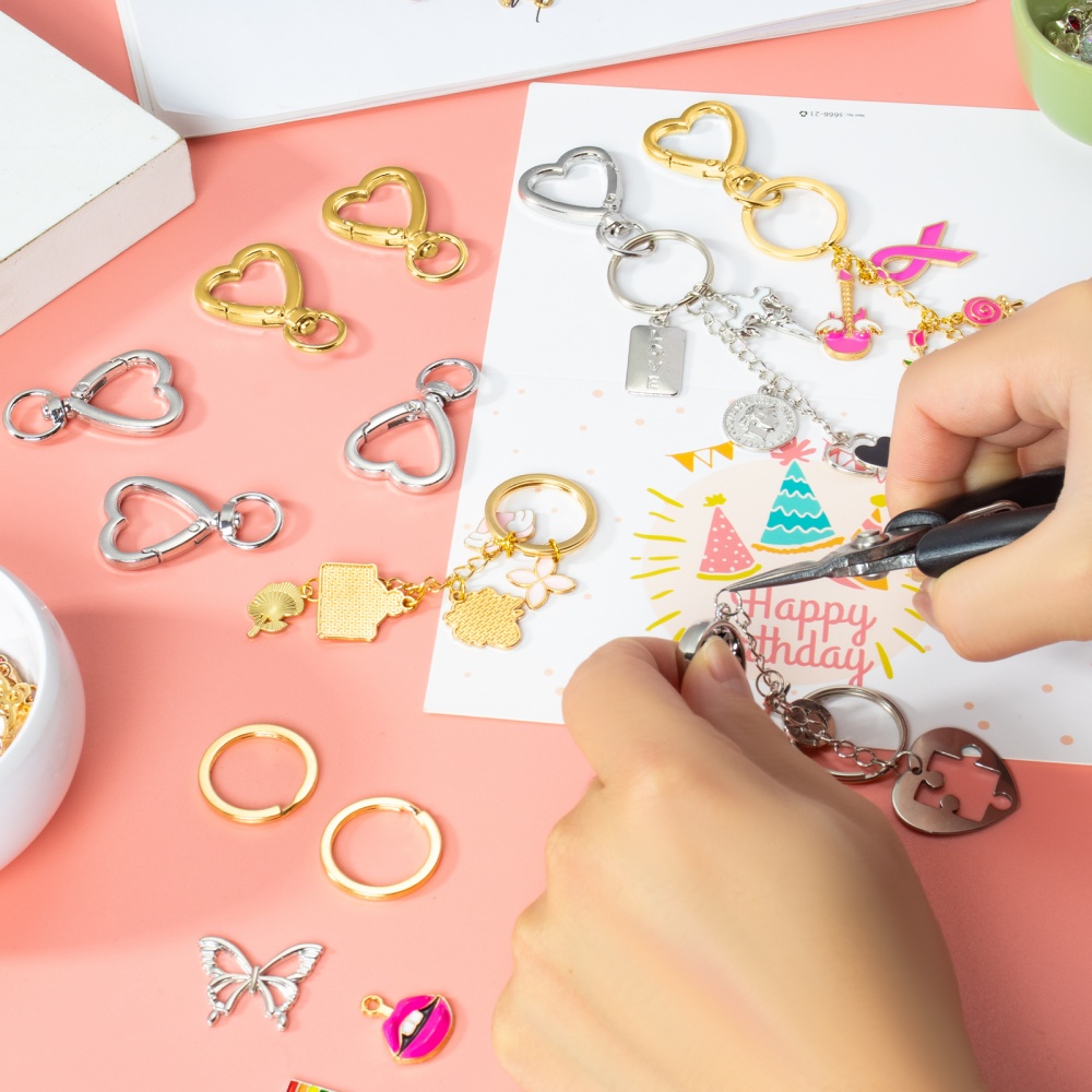 10 pièces Mousquetons en métal - Jewelry Making Hoops avis et prix