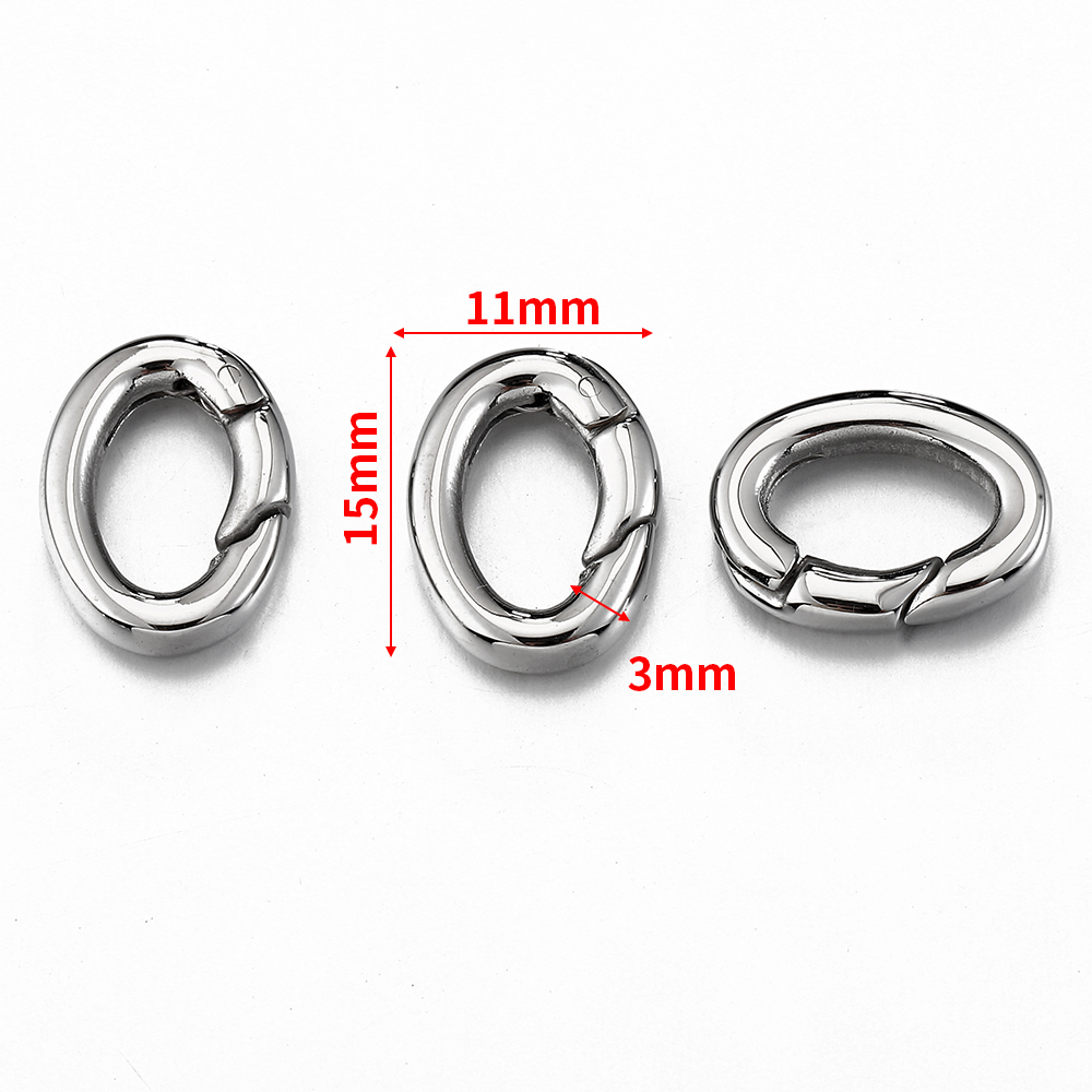 Fermoir mousqueton à ressort e - Jewelry Making Hoops avis et prix