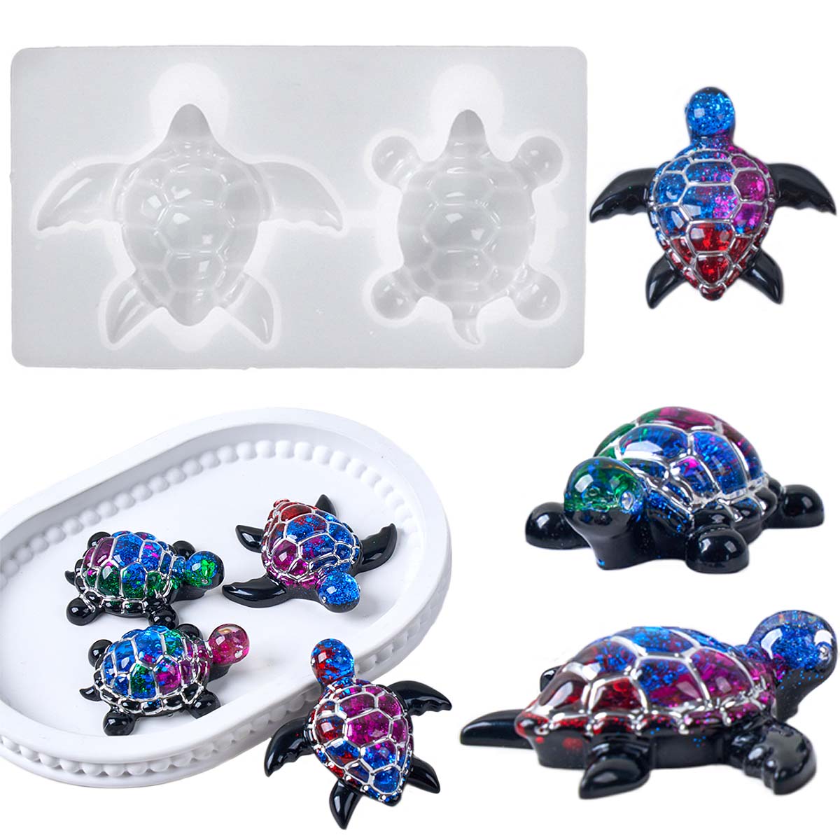 Porte-clés tortue de mer 3D, m - Jewelry Making Uv Resin Kit avis et prix