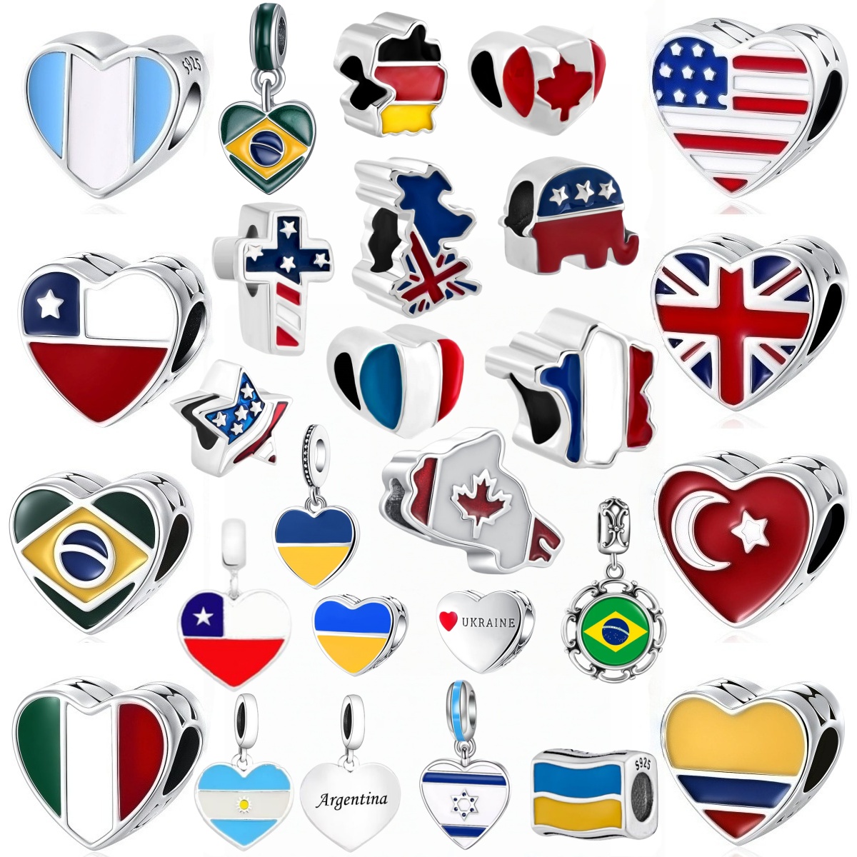 Nouveaux breloques cœur en arg - Jewelry Making Uk avis et prix