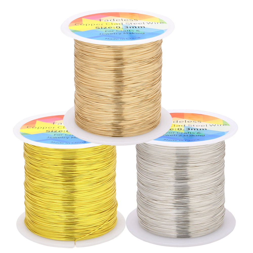 Fil d'acier plaqué cuivre sans - Jewelry Making Thread avis et prix