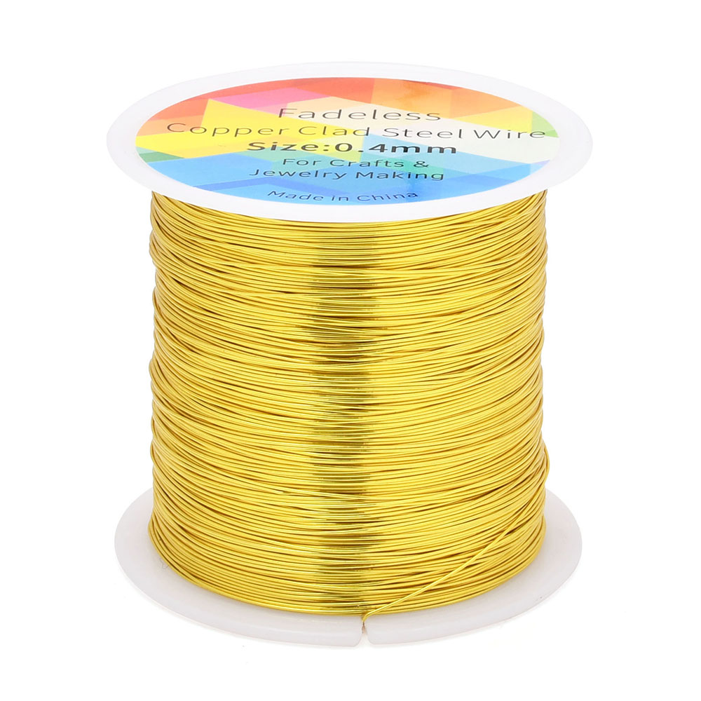 Fil d'acier plaqué cuivre sans - Jewelry Making Thread avis et prix