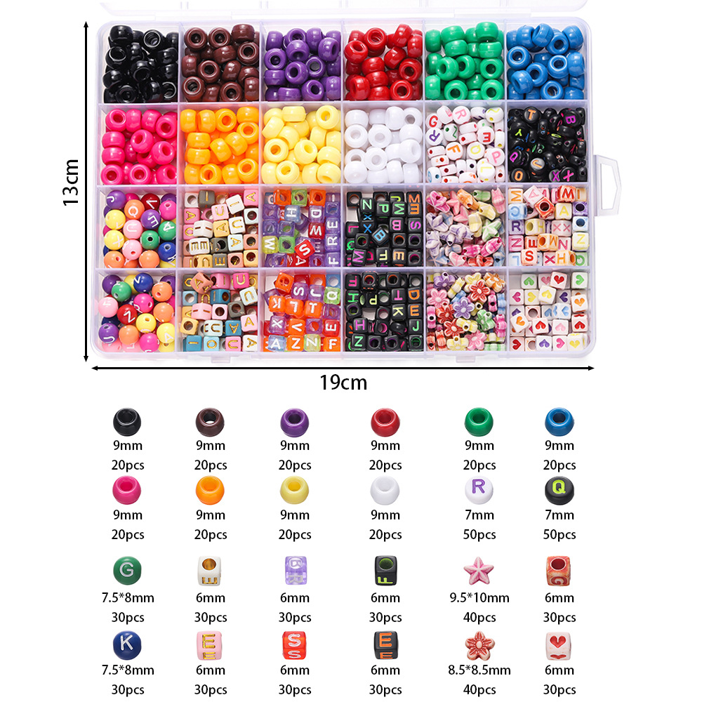 1 Boîte de Perles Acryliques C - Jewelry Making Diy Kit avis et prix